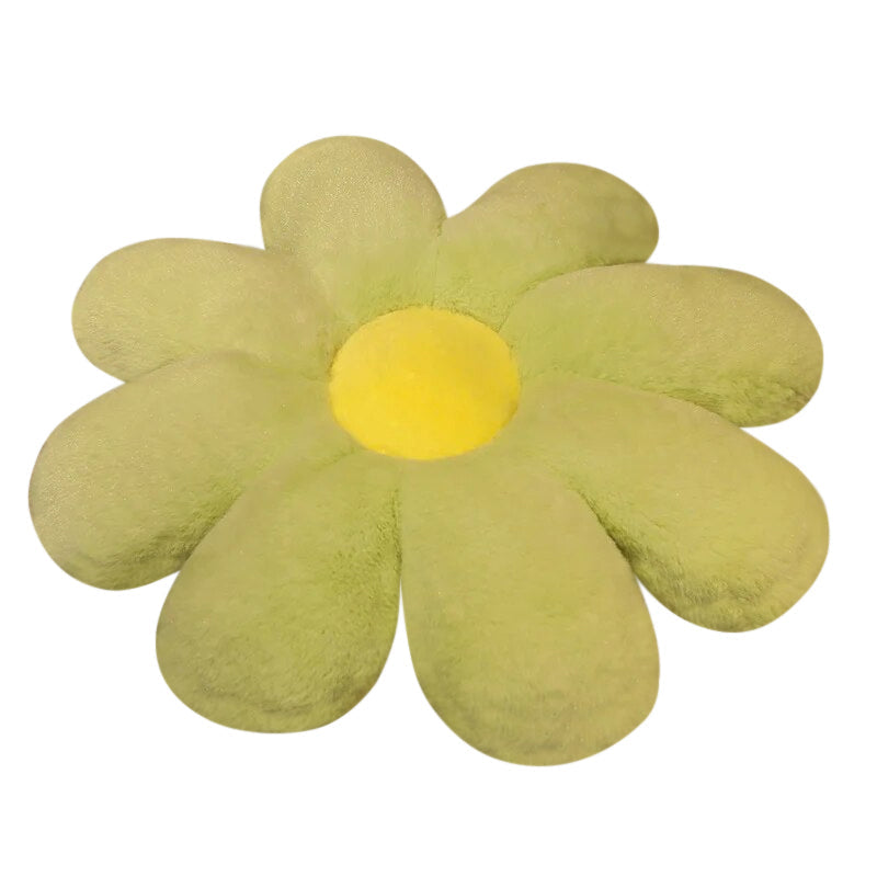 Green Flower Shape Stuffed Soft Plush Pillow Cushion For Decor 80Cm Cushions & Decorative Pillows