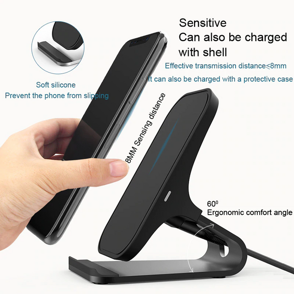 Wireless Phone Charger Stand Chargers & Cradles