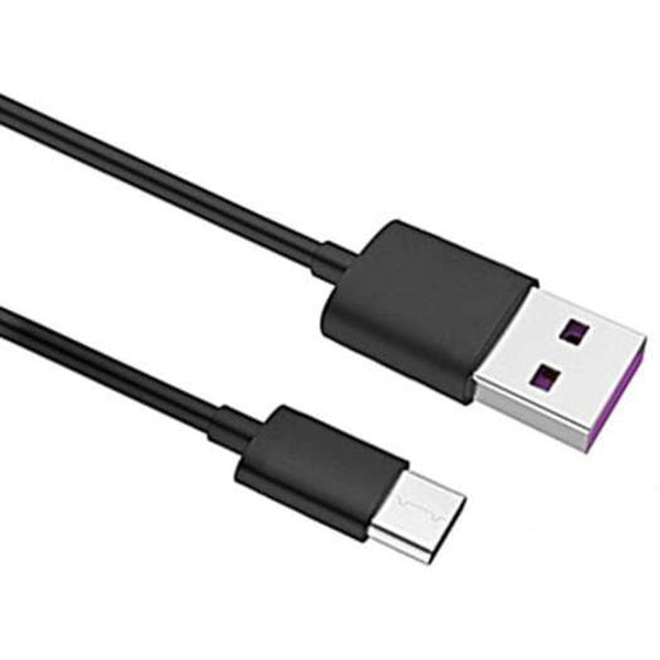 5A Quick Charge Usb 3.1 Type Cable For Huawei Mate 20 / P20 Pro P10 P9 Black