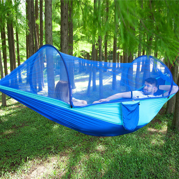 Fully Automatic Quick Opening Hammock With Mosquito Net Hammocks
