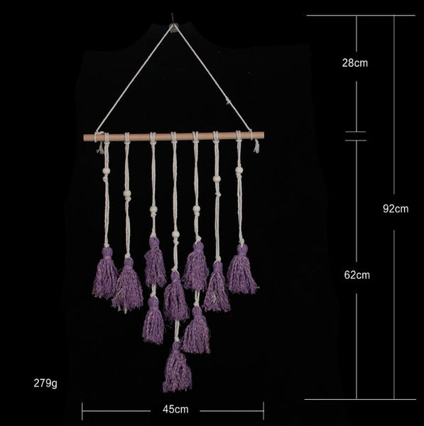 Macrame Tapestry Bohemian Wall Hanging Home Decor Tapestries