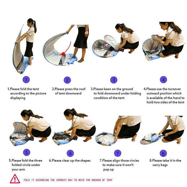 Automatic Pop Up Sun Shade Beach Tent Sunshelter Tents