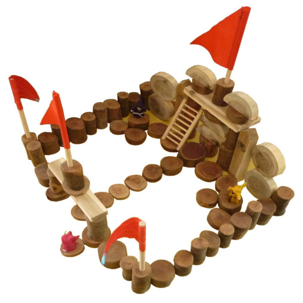 Tree Castle Blocks 75 Piece Building Toys Sets & Packs