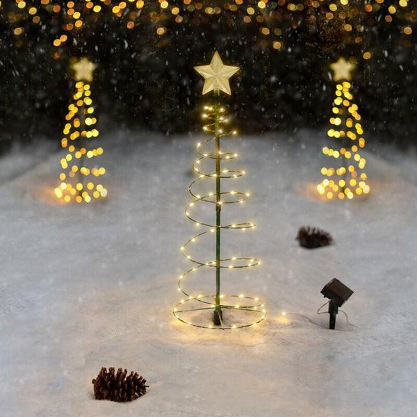 Outdoor Solar Garden Christmas Tree Light Decoration Seasonal Decorations