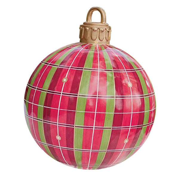Giant Christmas Ornament Ball Outdoor Pvc 60Cm Inflatable Bauble Seasonal Decorations