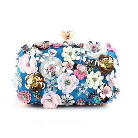 Flower Evening Clutch Bag Handbag Women's Accessories Women's Bags & Handbags