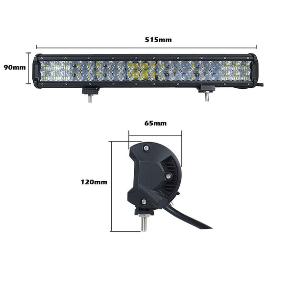 Osram 20Inch Led Light Bar 5D 126W Sopt Flood Combo Beam Work Driving Lamp 4Wd Led Car Lights