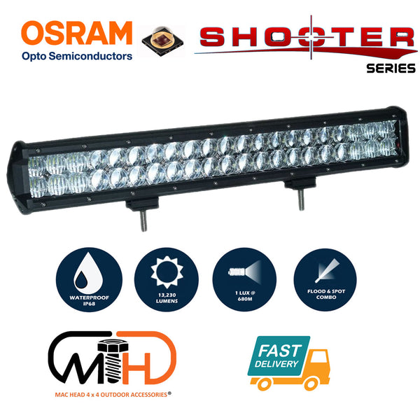Osram 20Inch Led Light Bar 5D 126W Sopt Flood Combo Beam Work Driving Lamp 4Wd Led Car Lights