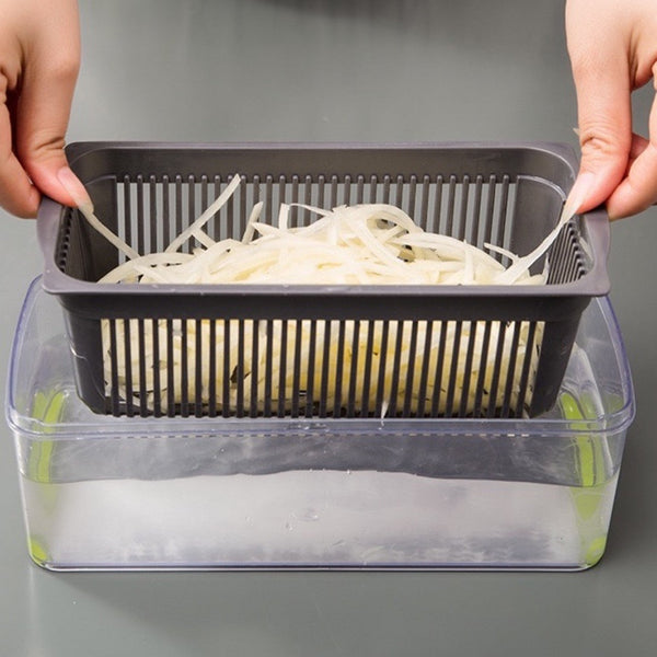 12In1 Manual Vegetable Chopper Kitchen Gadgets Food Onion Cutter Slicer Choppers