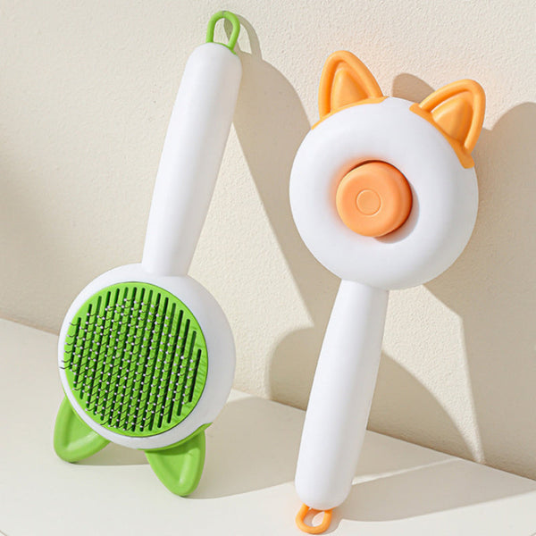 Pet Dog Brush Cat Comb Self Cleaning Hair Remover Grooming Tool For Pets Dog Grooming