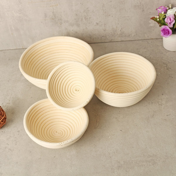 Other Bakeware & Ovenware Round Banneton Brotform Rattan Basket Bread Dough Proofing Bowl