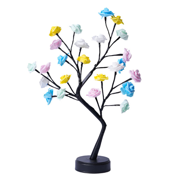 Table Lamp Flower Tree Rose Usb Operated Night Light For Home Wedding Decoration Night Lights