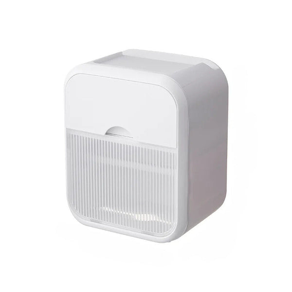 Storage Box White Bathroom Toilet Paper Holder Waterproof Wall Mounted Towel Shelf Multifunctional Organizer Storage Boxes