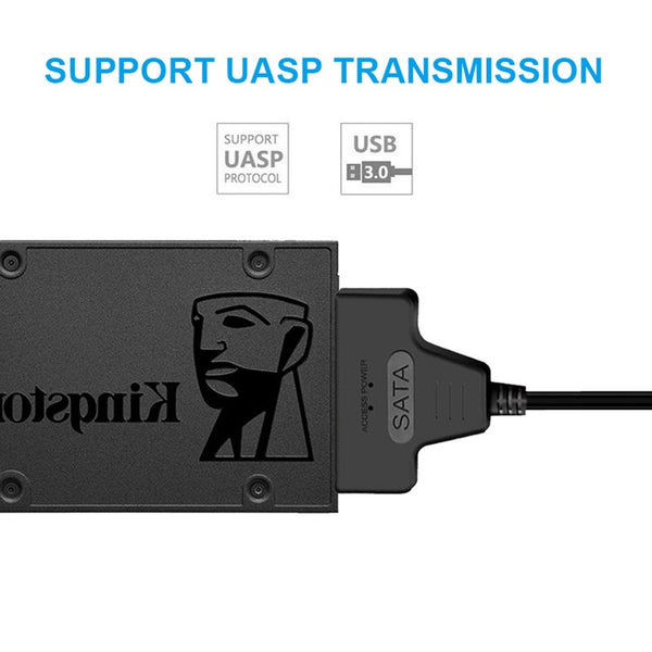 5Gbps Usb 3.0 To Sata Iii External 2.5 Hard Disk Converter Drive Adapter Cable For Inch Ssd Hdd Support Uasp