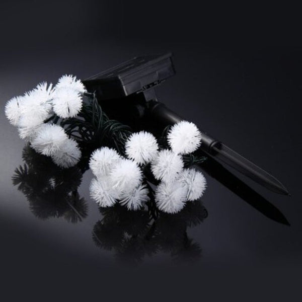 5M 20 Led Solar String Light For Xmas Party Blue Seasonal Decorations