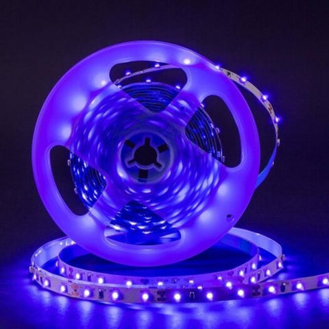 5M 24W Deepdream Black Light Uv 395 400Nm 3528 Smd Flexible Led Strip Dc12v Purple Meters String Lights