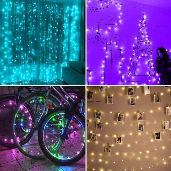 Indoor 5M 50Led Phone Bluetooth App Control String Lights