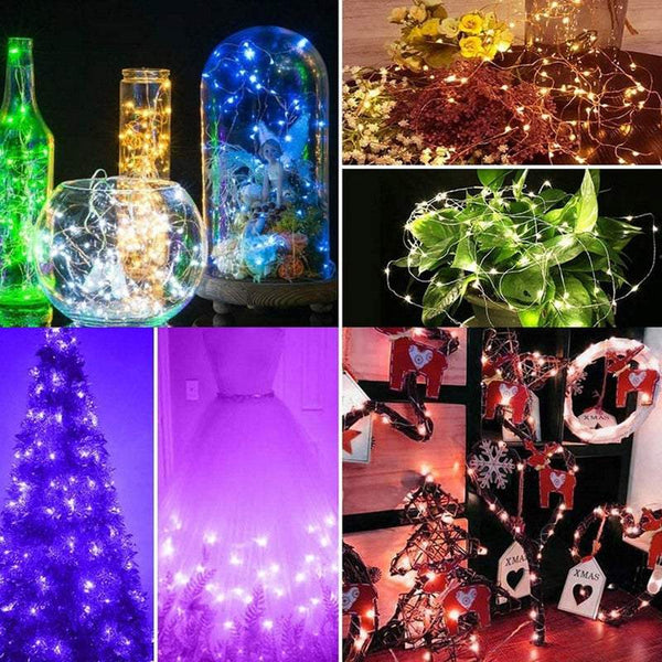 Indoor 5M 50Led Phone Bluetooth App Control String Lights