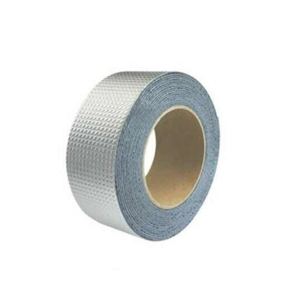 5M Aluminum Foil Butyl Rubber Tape Self Adhesive Roof Pipe Marine Repair Silver Other Building Materials