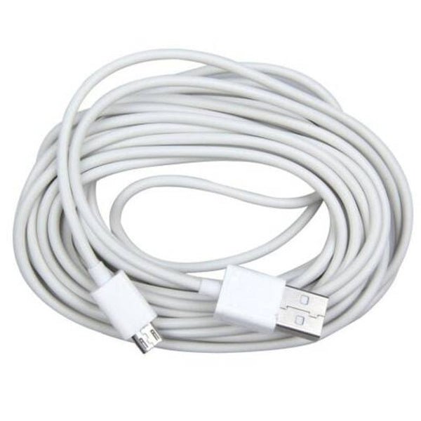 5M Micro Usb Data Sync 3A Fast Charging Charger Cable For Android Smart Phone White Cables & Adapters