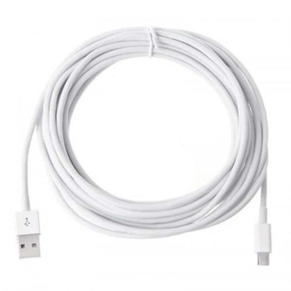 5M Micro Usb Data Sync 3A Fast Charging Charger Cable For Android Smart Phone White Cables & Adapters