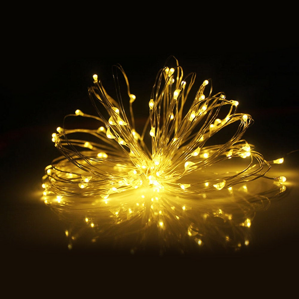 String Lights 5M/10M/20M/30M Copper Wire Battery Powered Waterproof Indoor Outdoor