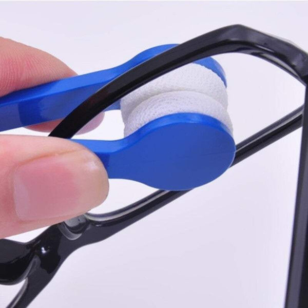 Eyewear 5Pack Multifunctional Portable Glasses Wipe Mini Sun Microfiber Spectacles Cleaner Soft Brush Cleaning Tool Eyeglass Cleaning Tools & Supplies