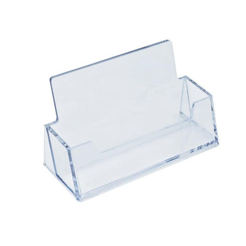5Pc Clear Desk Shelf Box Storage Display Stand Acrylic Desktop Holder Plastic Transparent Business Card