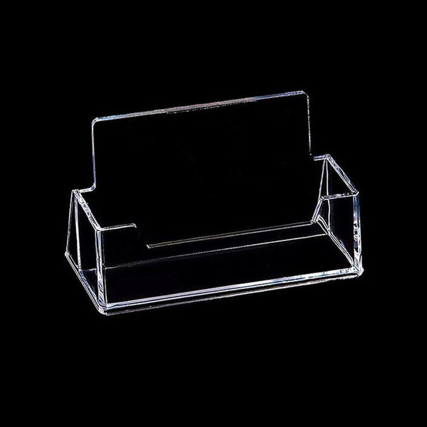 5Pc Clear Desk Shelf Box Storage Display Stand Acrylic Desktop Holder Plastic Transparent Business Card Business Card Holders