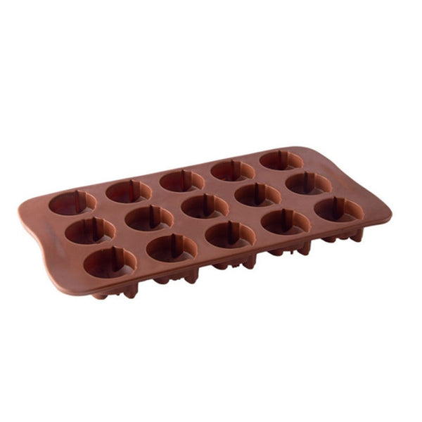 5Pcs 15 Grid Pig Shaped Mold Silicone Chocolate Pudding Pastry Ice Tray Mould Ice Cubes Trays & Moulds
