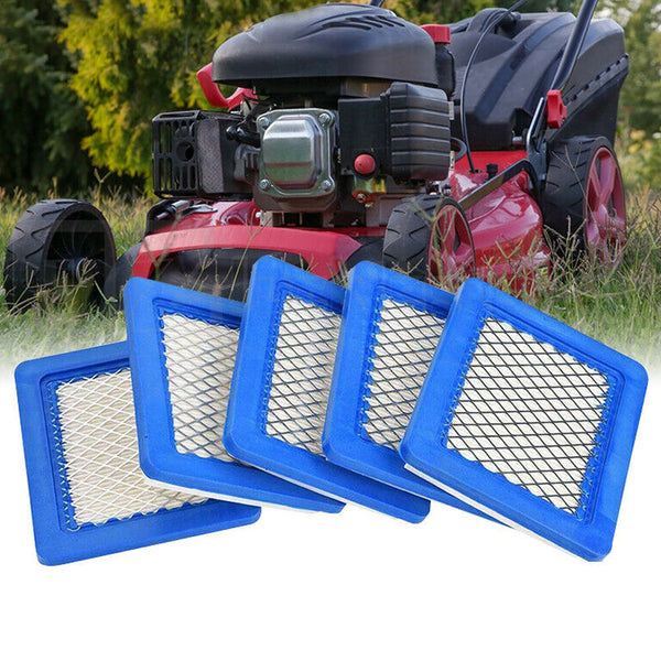 5 Pieces Air Filter Lawn Mower Fitting For Briggs And Stratton 491588 491588S 399959