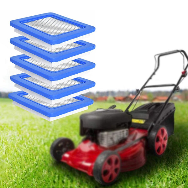 5 Pieces Air Filter Lawn Mower Fitting For Briggs And Stratton 491588 491588S 399959 Lawn Mower Parts