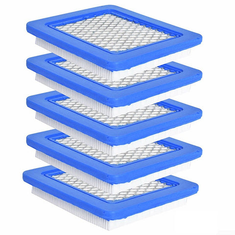 5 Pieces Air Filter Lawn Mower Fitting For Briggs And Stratton 491588 491588S 399959 Lawn Mower Parts