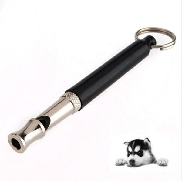 5Pcs Black Two Tone Ultrasonic Flute Dog For Training Sound Obedience Pet Puppy Whistles