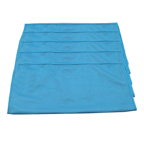 5Pcs Microfiber Cloths For Home Cleaning 30X30cm Kitchen Towel Tableware