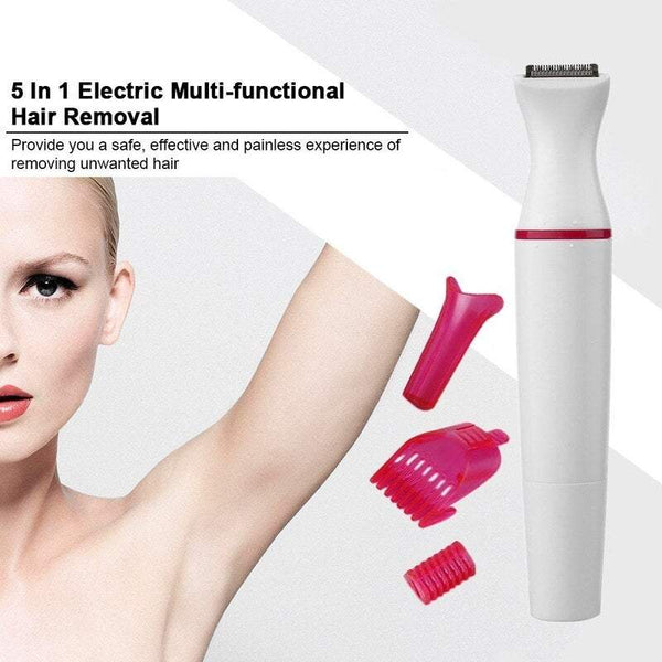Electric Shavers 5Pcs Multifunctional Hair Removal Eyebrow Shaving Machine Lady Under Armpit Tool Set Trimmer Tools Beauty