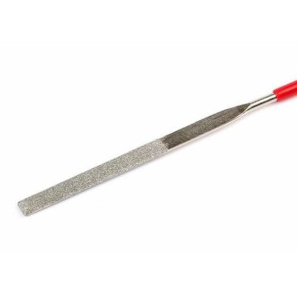 5Pcs Needle Kit Carving Jewelry Diamond Glass Stone Wood Craft Tool Red Files