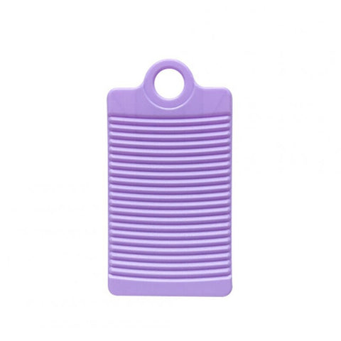 5Pcs Plastic Non Slip Mini Home Wash Clothes Thickened Hand Grip Washboard Purple