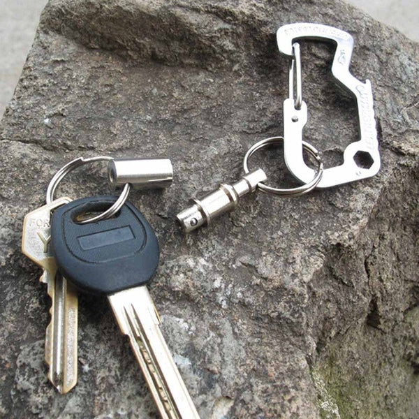 5Pcs Premium Quick Release Pull Apart Key Removable Handy Detachable Keychain Accessory With Two Split Rings Keyrings