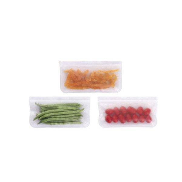 Food Storage 5X Reusable Bags Double Ziplock Eco Friendly Bpa Free Leakproof Food Storage Bags