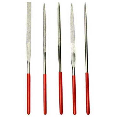 5Pcs Wood Rasp Needle Set Carving Tools Metal Woodworking Silver Files