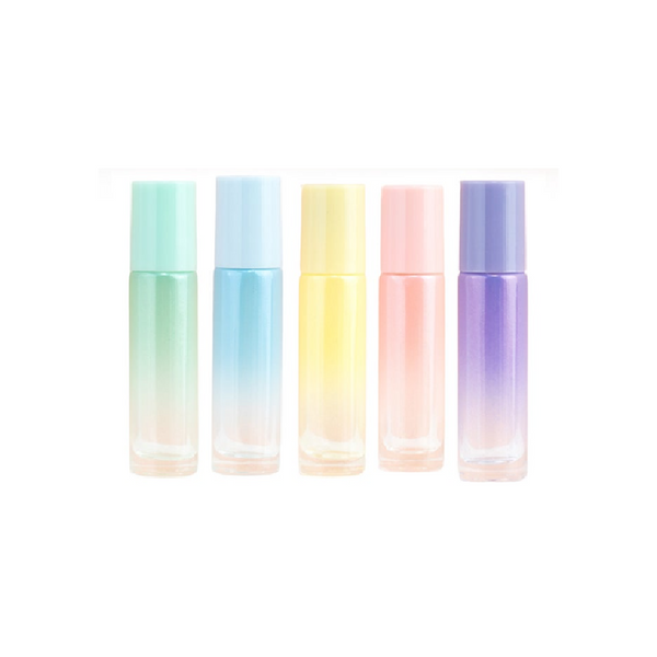 5 Pieces 10 Milliliter Glass Roller Bottles Thick On Ball Essential Oil Aromatherapy