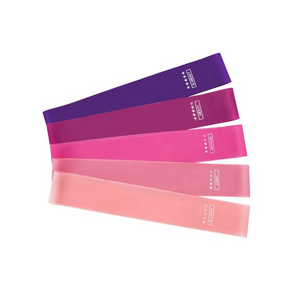 Set Of 5 Gradient Resistance Bands Gym Fitness Strength Exercise Workout Equipment Resistance Trainers