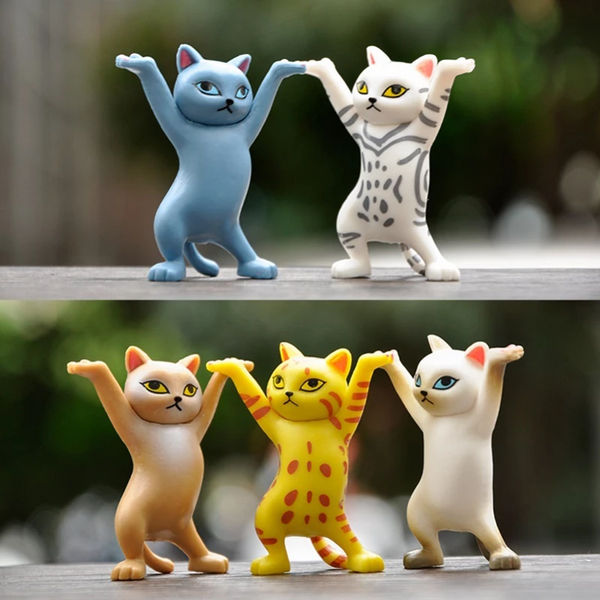 5Pc / Set Cute Cat Desk Accessories Pen Holders