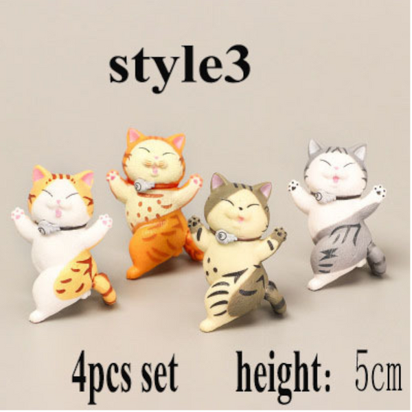 5Pc / Set Cute Cat Pen Holders Desk Accessories