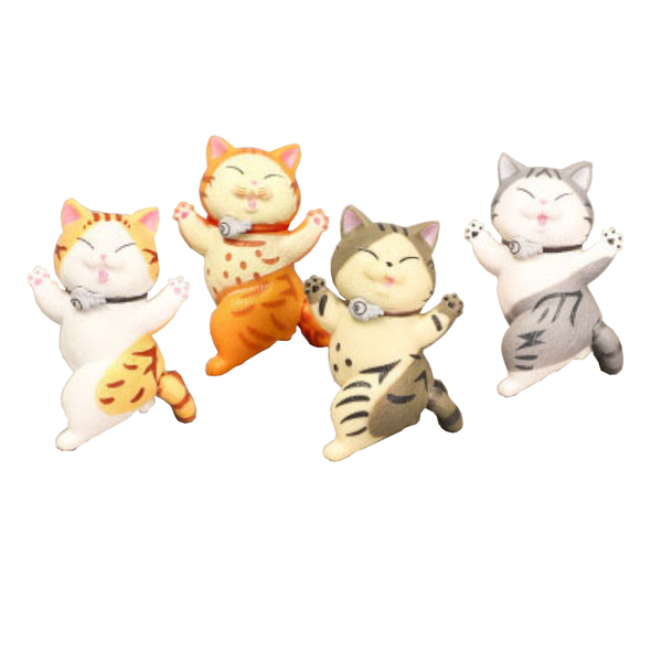 5Pc / Set Cute Cat Desk Accessories Pen Holders