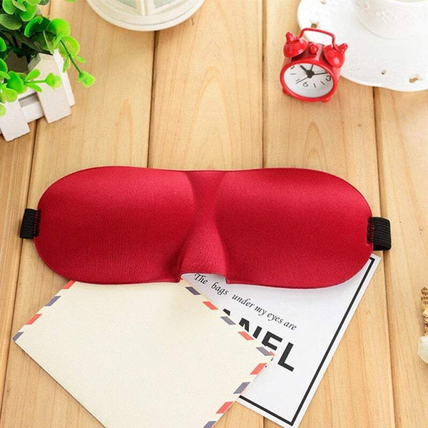 Eye Masks 5Random Colour Natural 3D Eyeshade Sleeping Cover Shadow Patch Soft Blindfold Travel Rest Portable Eyepatch