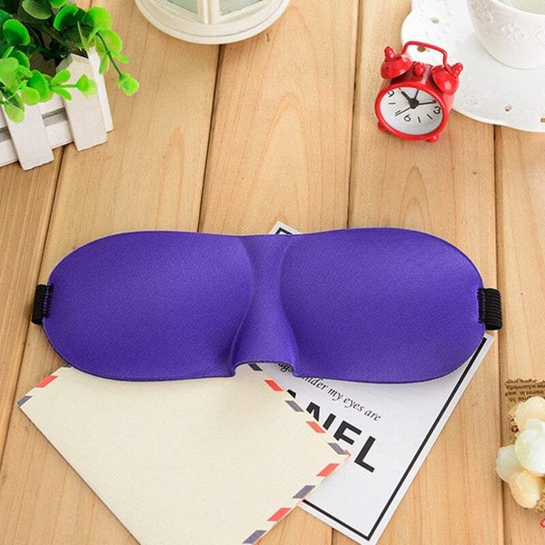 Eye Masks 5Random Colour Natural 3D Eyeshade Sleeping Cover Shadow Patch Soft Blindfold Travel Rest Portable Eyepatch
