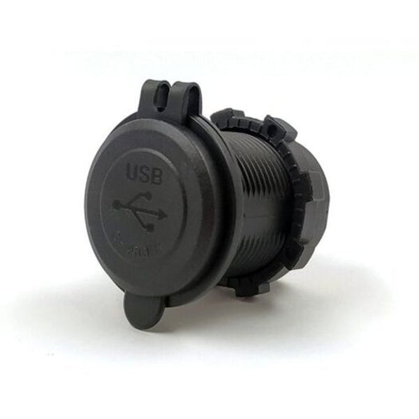 5V 4.2A Dual Usb Port Power Outlet For Motorcycle Boat Black Chargers & Cradles