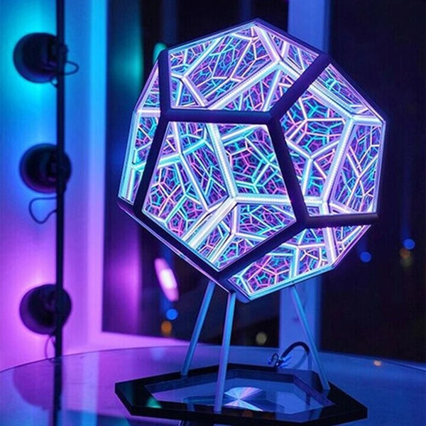 Fantasy Infinite Dodecahedron Colourful Artistic Night Light Lamp Night Lights